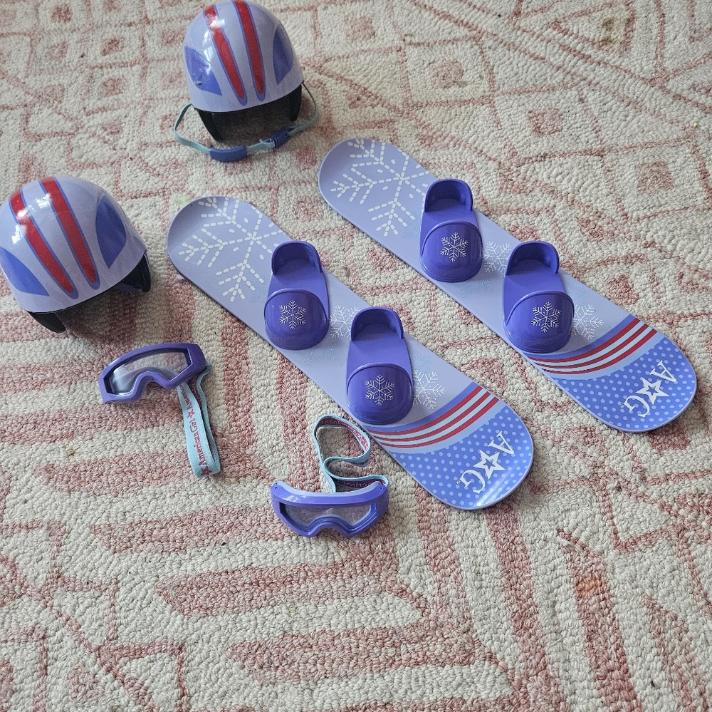 American Girl snowboard bundle